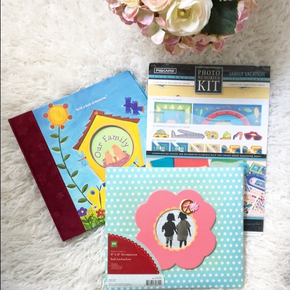 FISKARS Other - NWT • Scrapbooking Kits and 2 Photo Albums